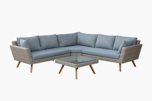Deep Seating Wicker Sofa Set