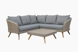 Deep Seating Outdoor Wicker Corner Sofa Set