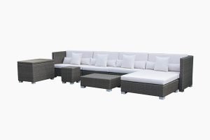 Indoor wicker furniture sofa set