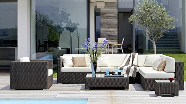 Outdoor-wicker-sofa-set Outdoor wicker sofa set