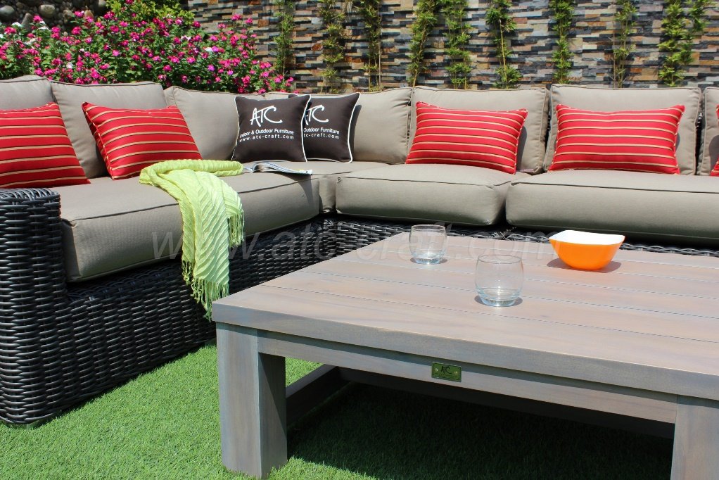 Some shapes of sectional sofa from ACT Outdoor Furniture Manufacturer Factory