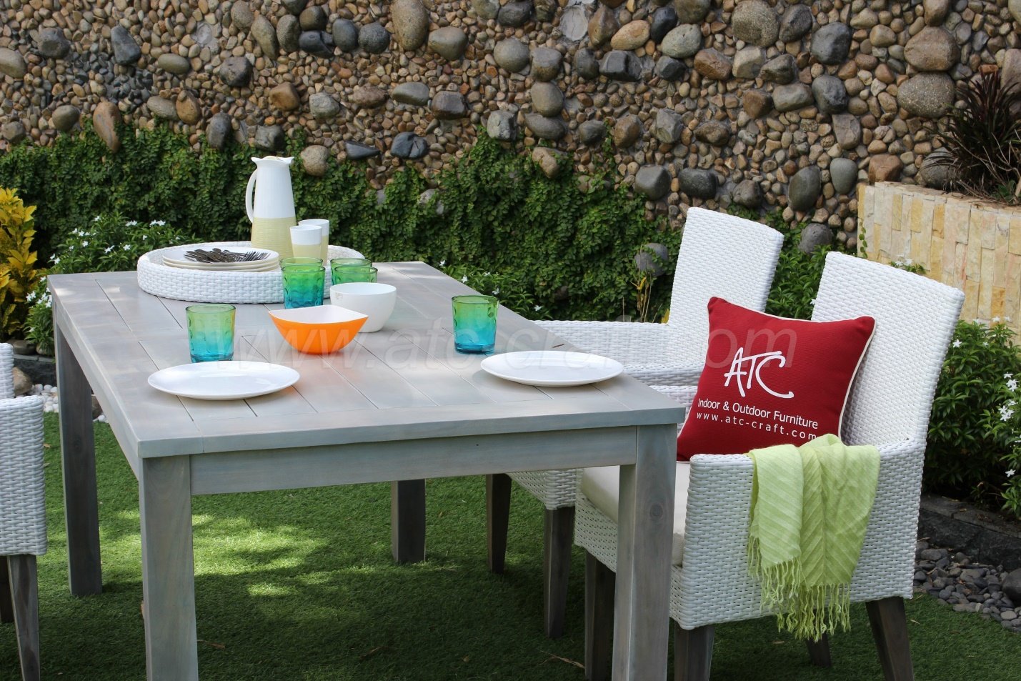 People think they don't need to spend a lot on tables and chairs