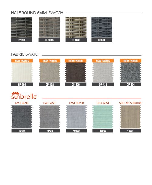 Dark Tone Outdoor Rattan Corner Sofa Set RASF-003 Materials