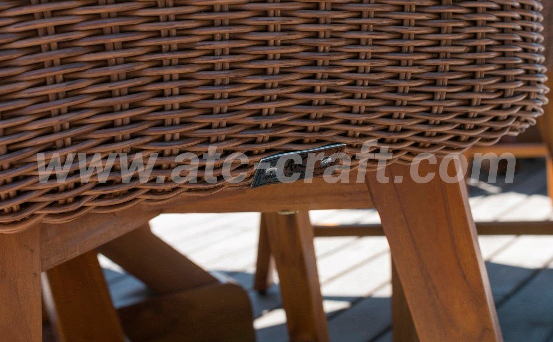 The materials for outdoor lounge furniture are durable