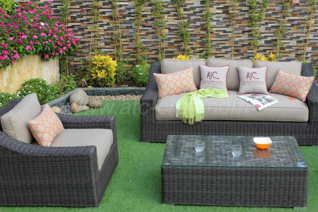 RASF-125 Patio Sofa set has spacious seating providing the ultimate comfort