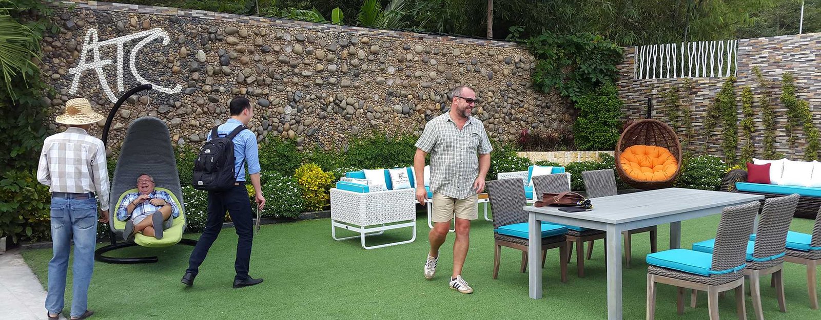 ATC Patio Furniture Manufacturer Customers Visiting