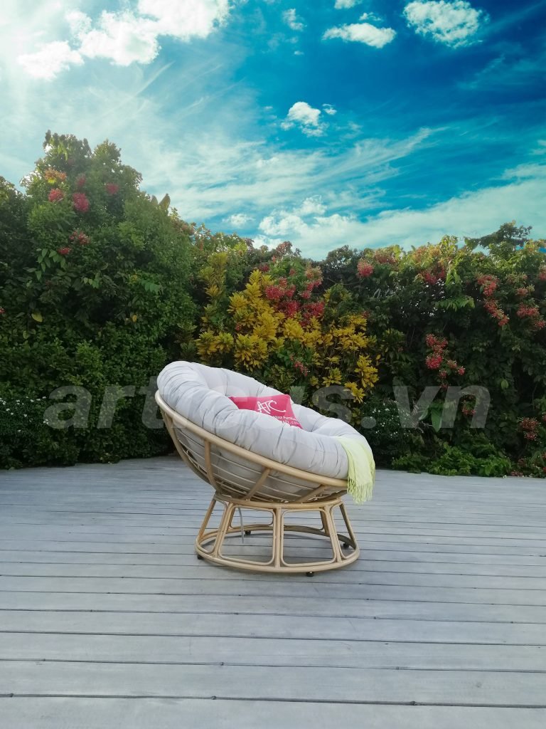 Papasan Relaxing Chair Outdoor Moon Chair