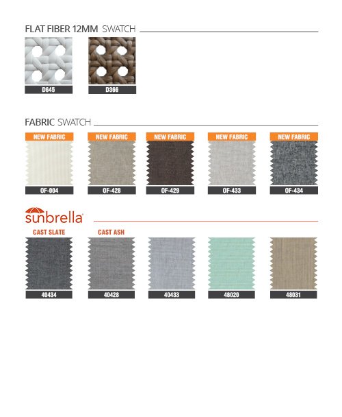 Flat HDPE Wicker Furniture Material