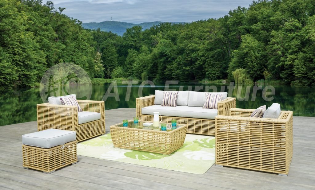 Bamboo wicker Sofas Make your home feel more relaxing with country living