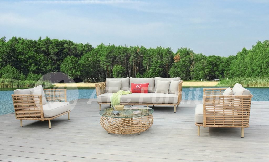 The 3-1-1 Poly Bamboo sofa set from ATC Furniture