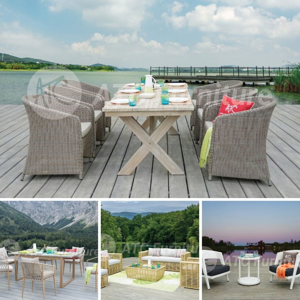 Some unique outdoor wicker furniture set