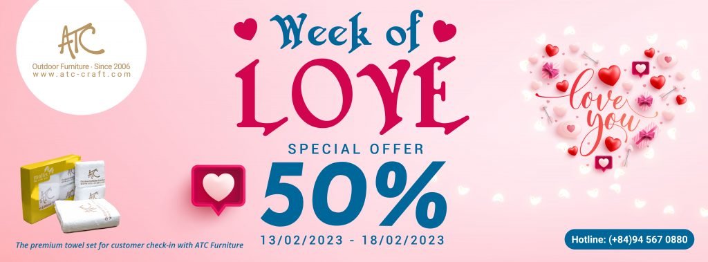 week of love ATC furniture 14-2-2023