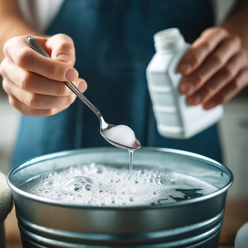 There’s no need for too much of detergent