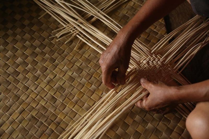 Handmade cane rattan